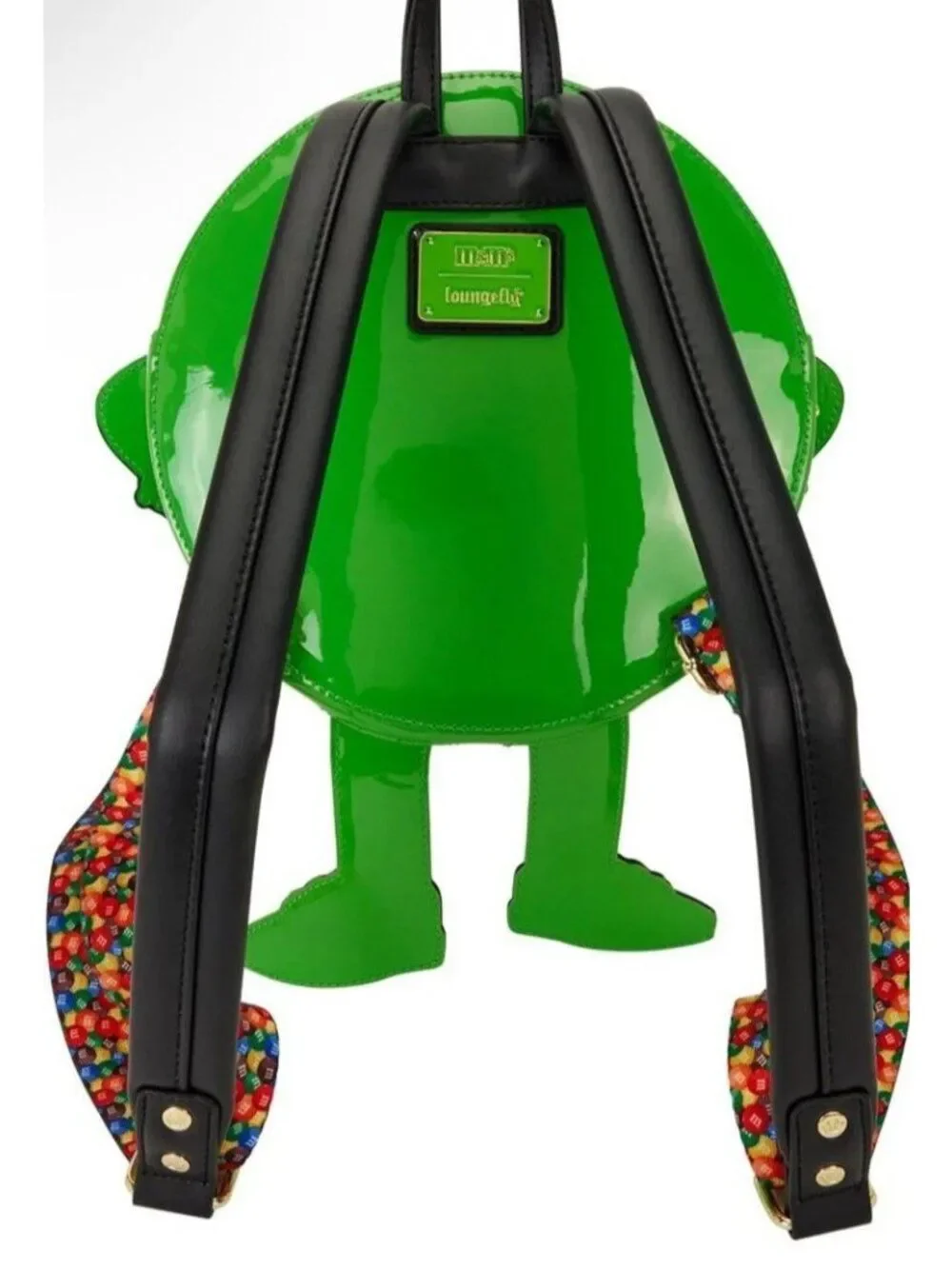 Loungefly M&M's Green Character Cosplay Chocolate Scented Mini Backpack M & M